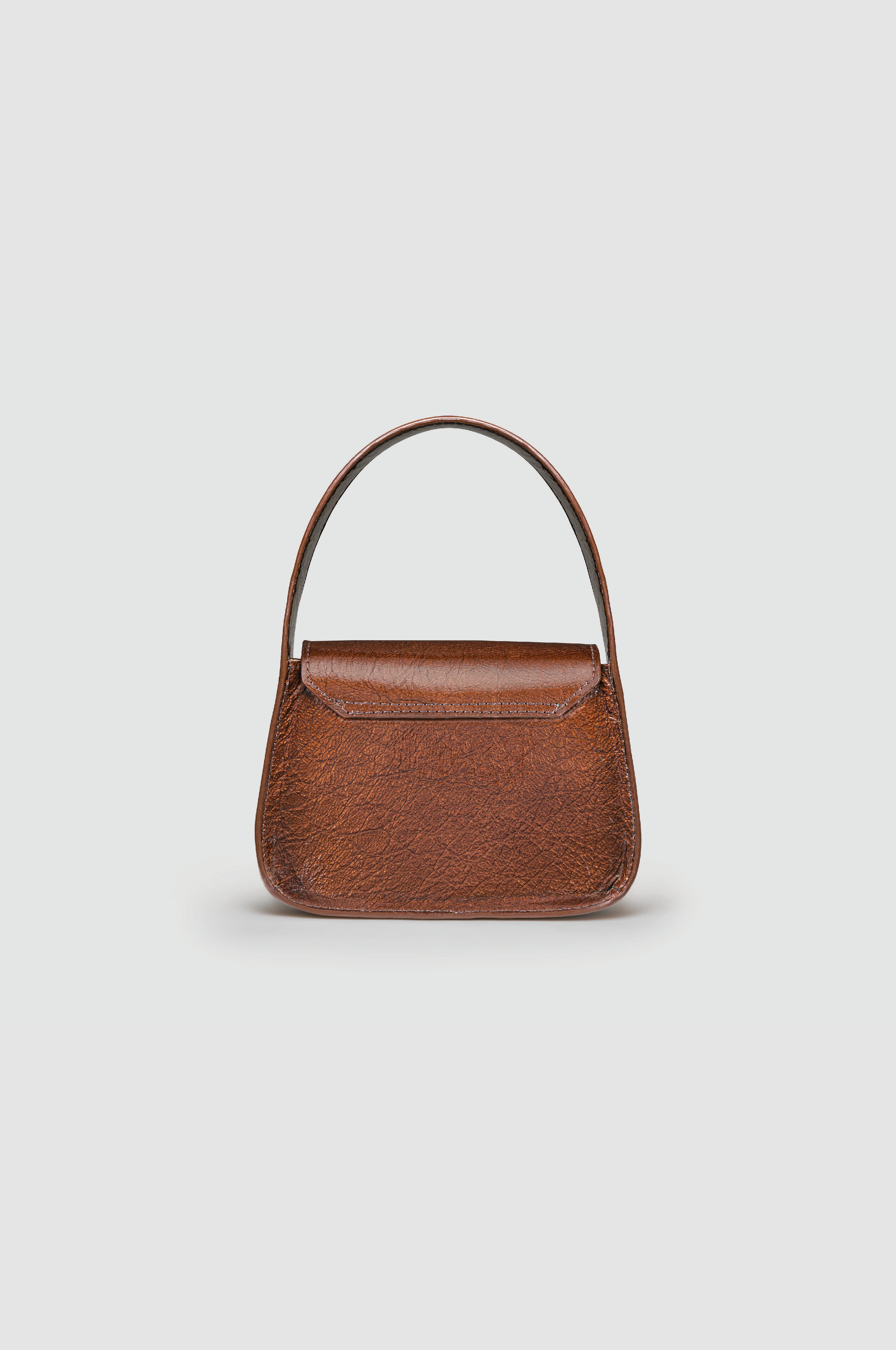 Okhtein Mini Feryel With Lock - Brown Gel - Designer Mini Handbag - Handbags 5