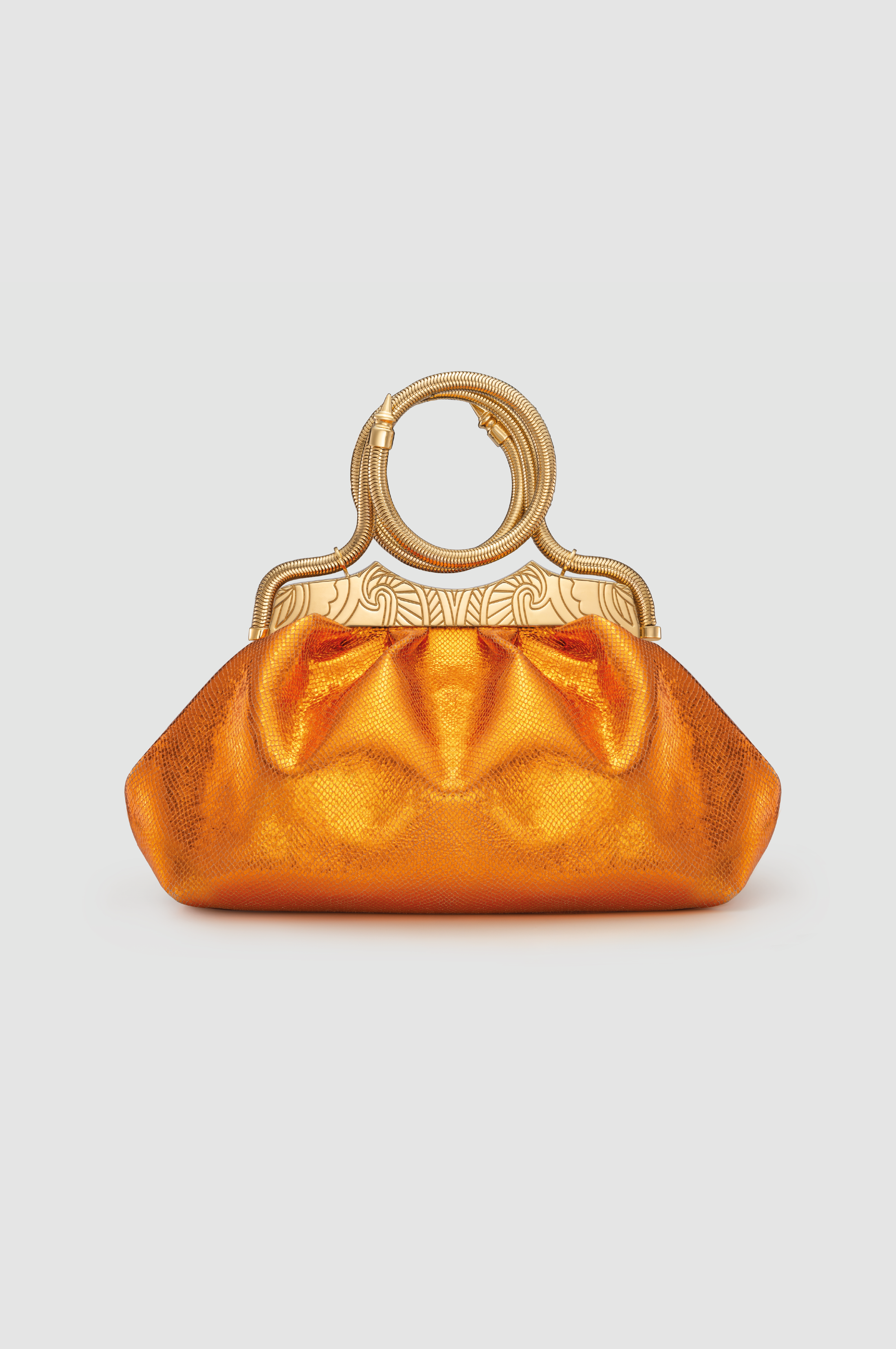 Okhtein Bangle Clutch - Copper - Designer Clutch - Clutch Bags 1