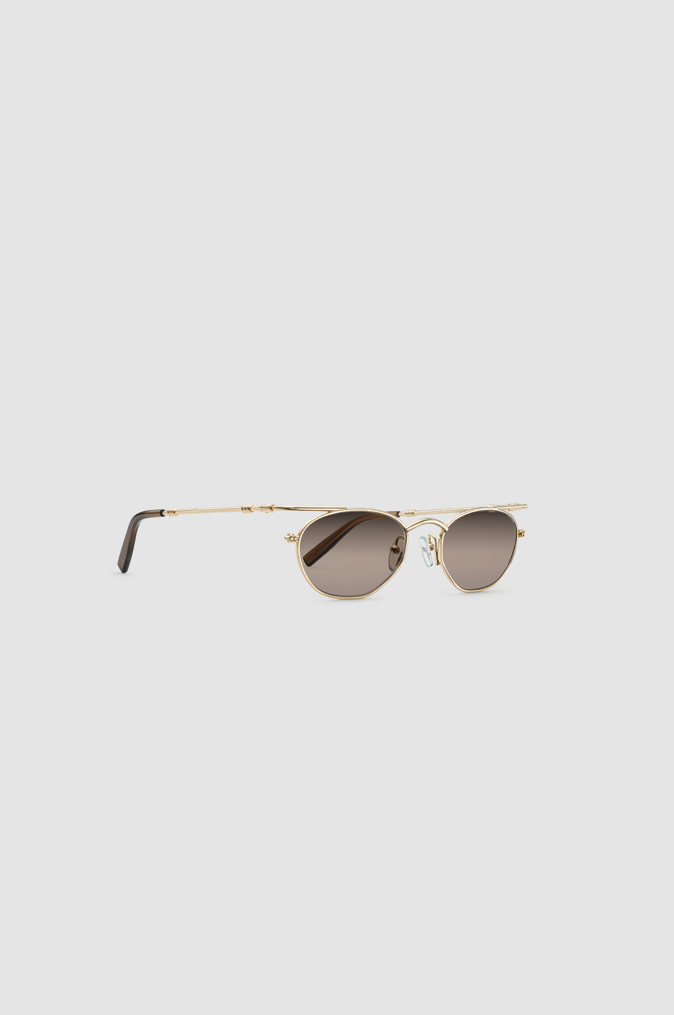 Okhtein Dome Shades - Brown - Designer Shades - Sunglasses - Side