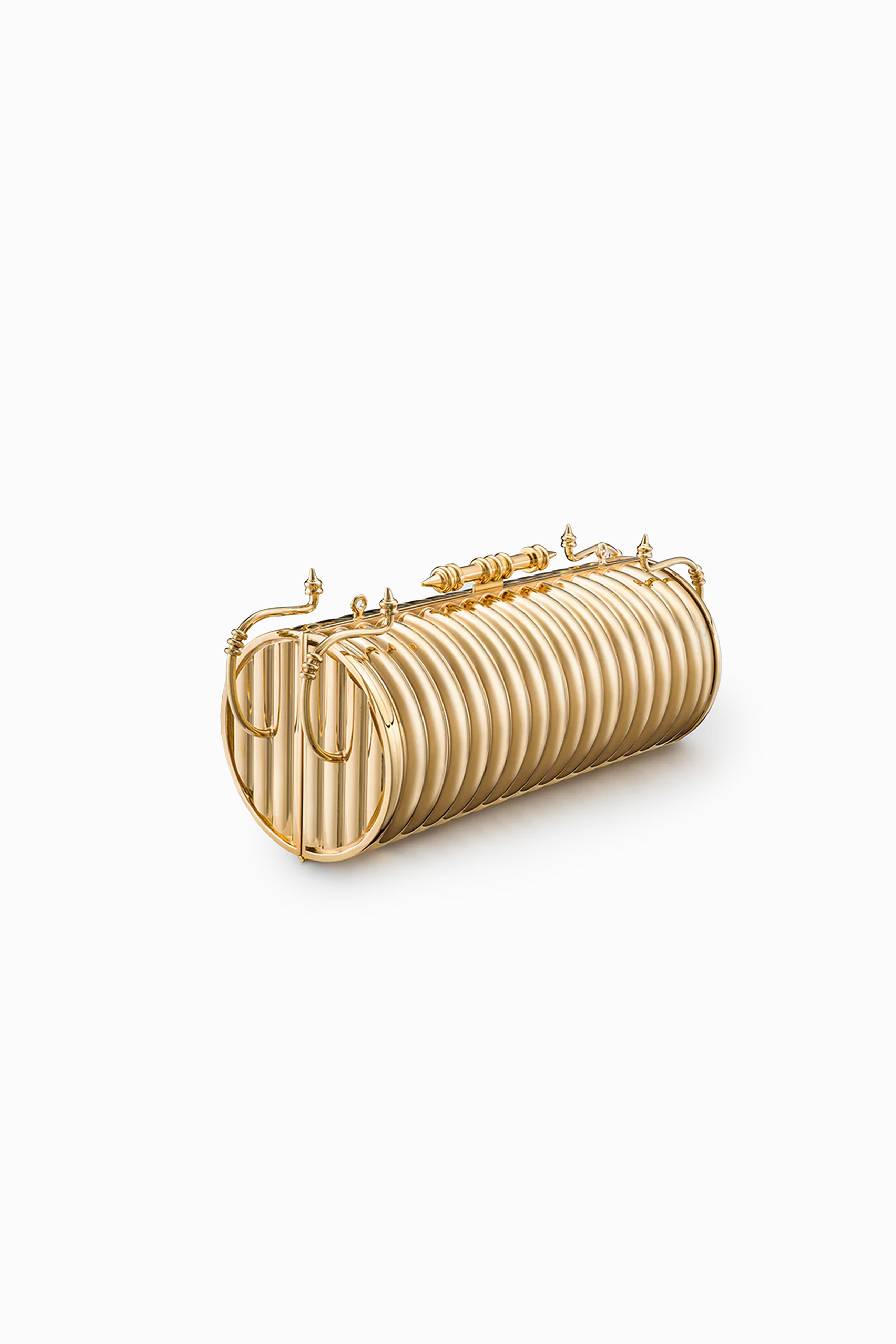 Striped Felucca Clutch
