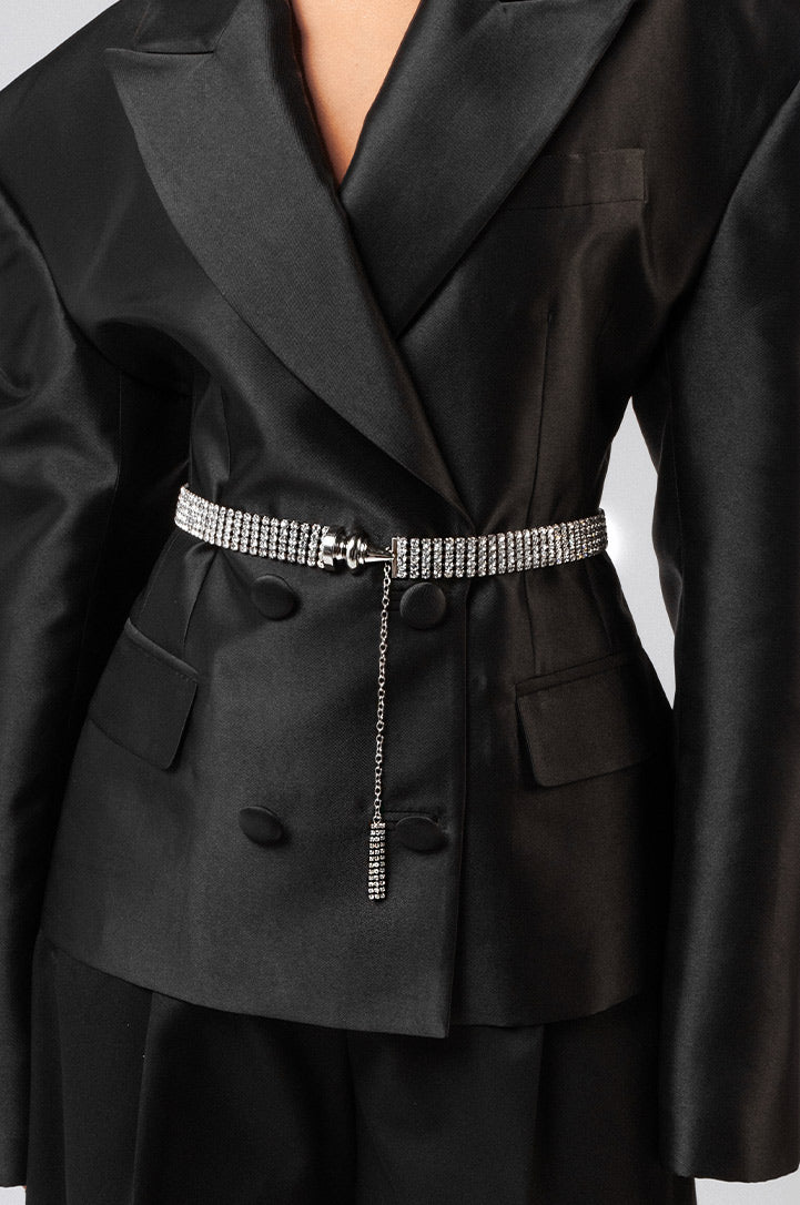 Okhtein Cupchain Belt - Silver - Designer Belt - Belts 3