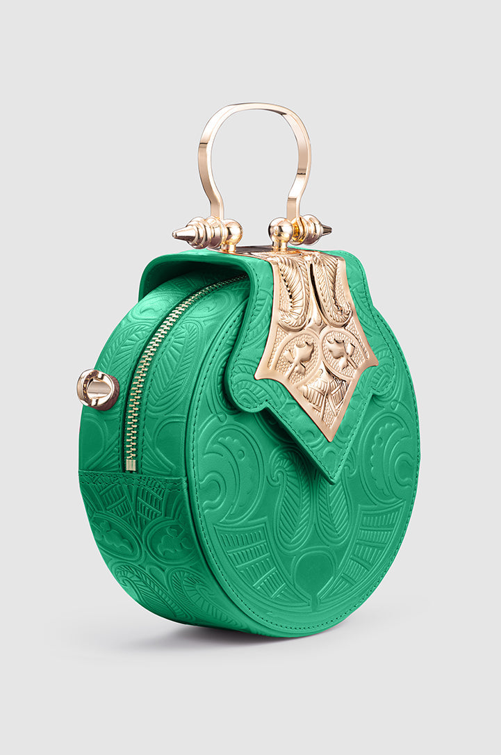 your satisfaction is our target Okhtein mini Dome clutch bag Bags