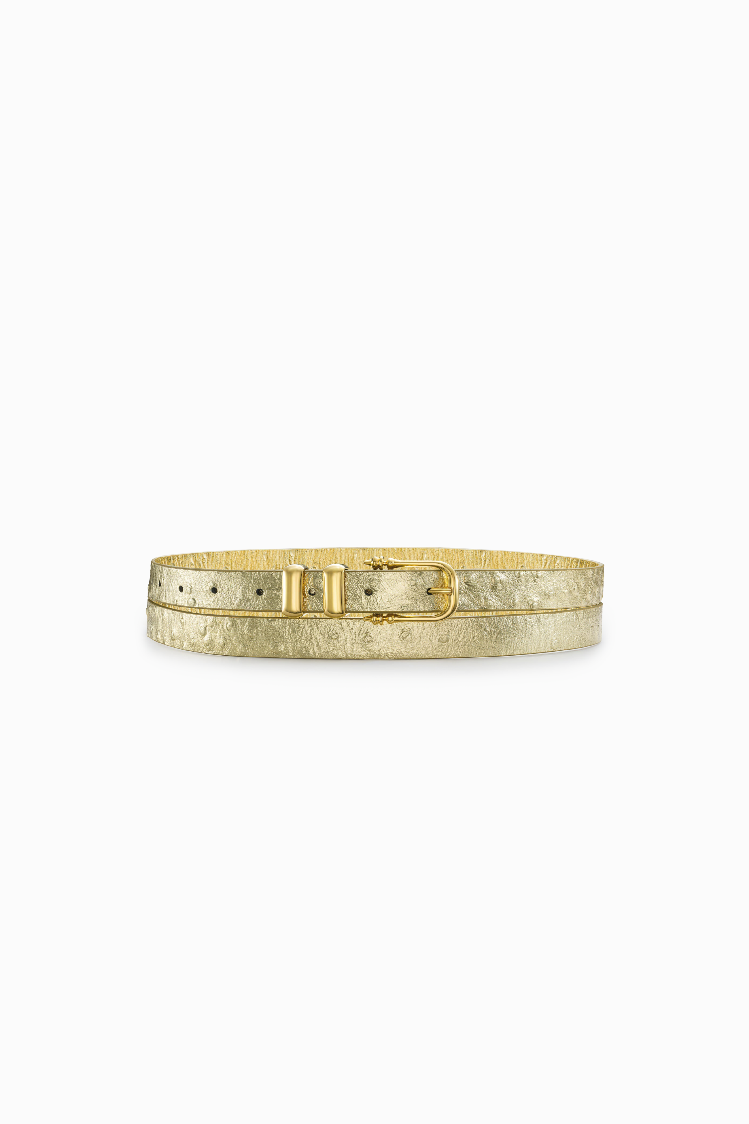 MINI CLASSIC BELT OSTRICH