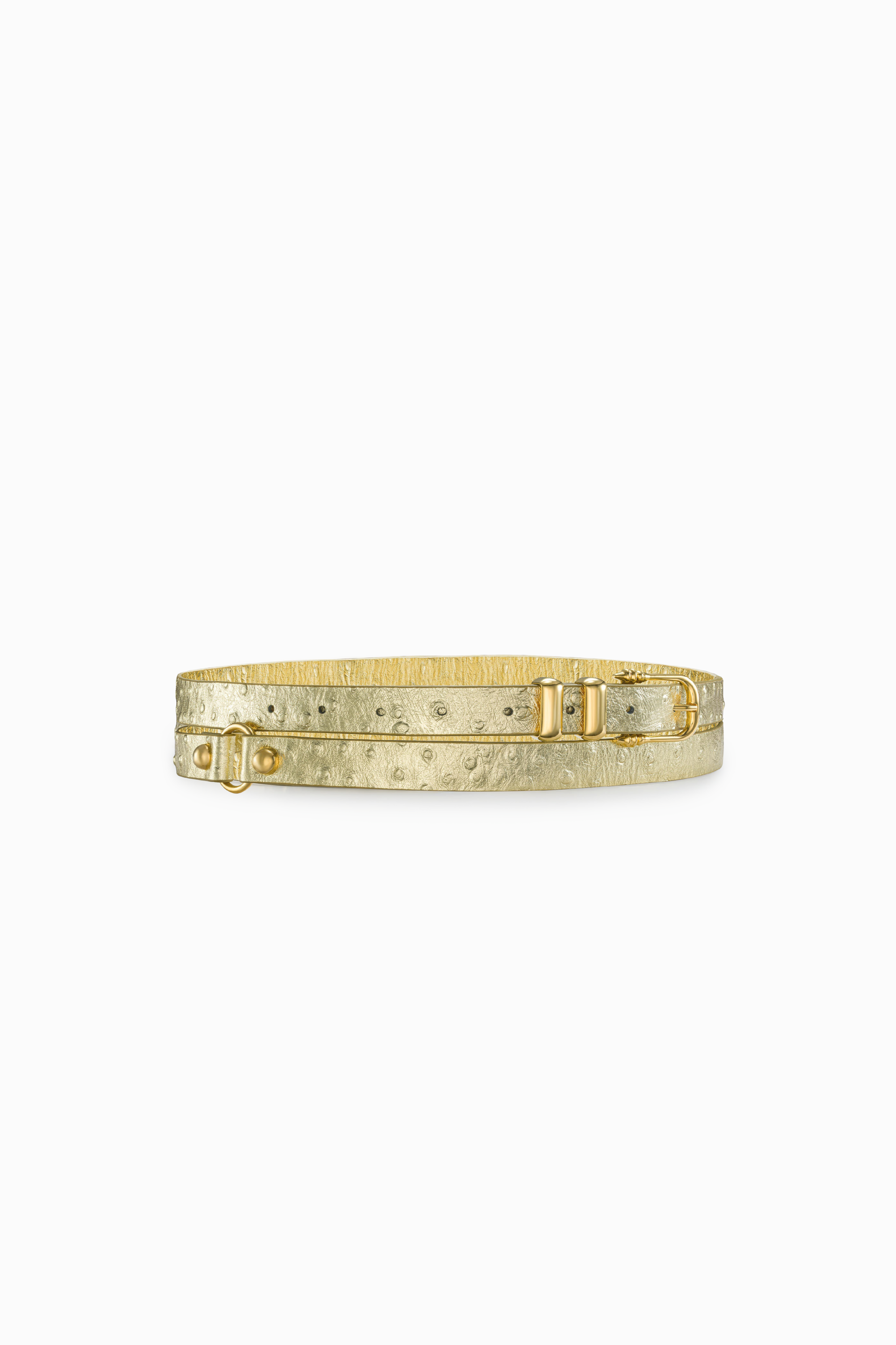 MINI CLASSIC BELT OSTRICH