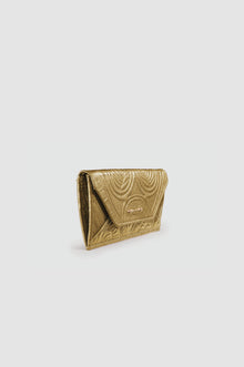 Okhtein Embossed Envelope Wallet - Gold Gel - Designer Wallet - Wallets 3