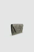 Okhtein Embossed Envelope Wallet - Silver Olive Gel - Designer Wallet - Wallets 3