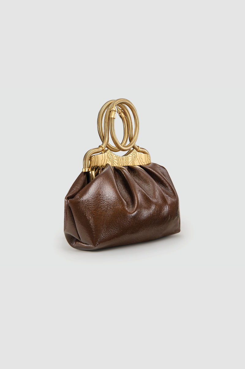 Okhtein Bangle Clutch - Brown Gel - Designer Clutch - Clutch Bags 2