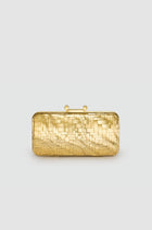 Okhtein Soiree Mesh Clutch - Gold Mesh - Designer Clutch - Clutch Bags 6