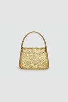 Okhtein Mini Feryel With Lock - Crushed Gold - Designer Mini Handbag - Handbags 3