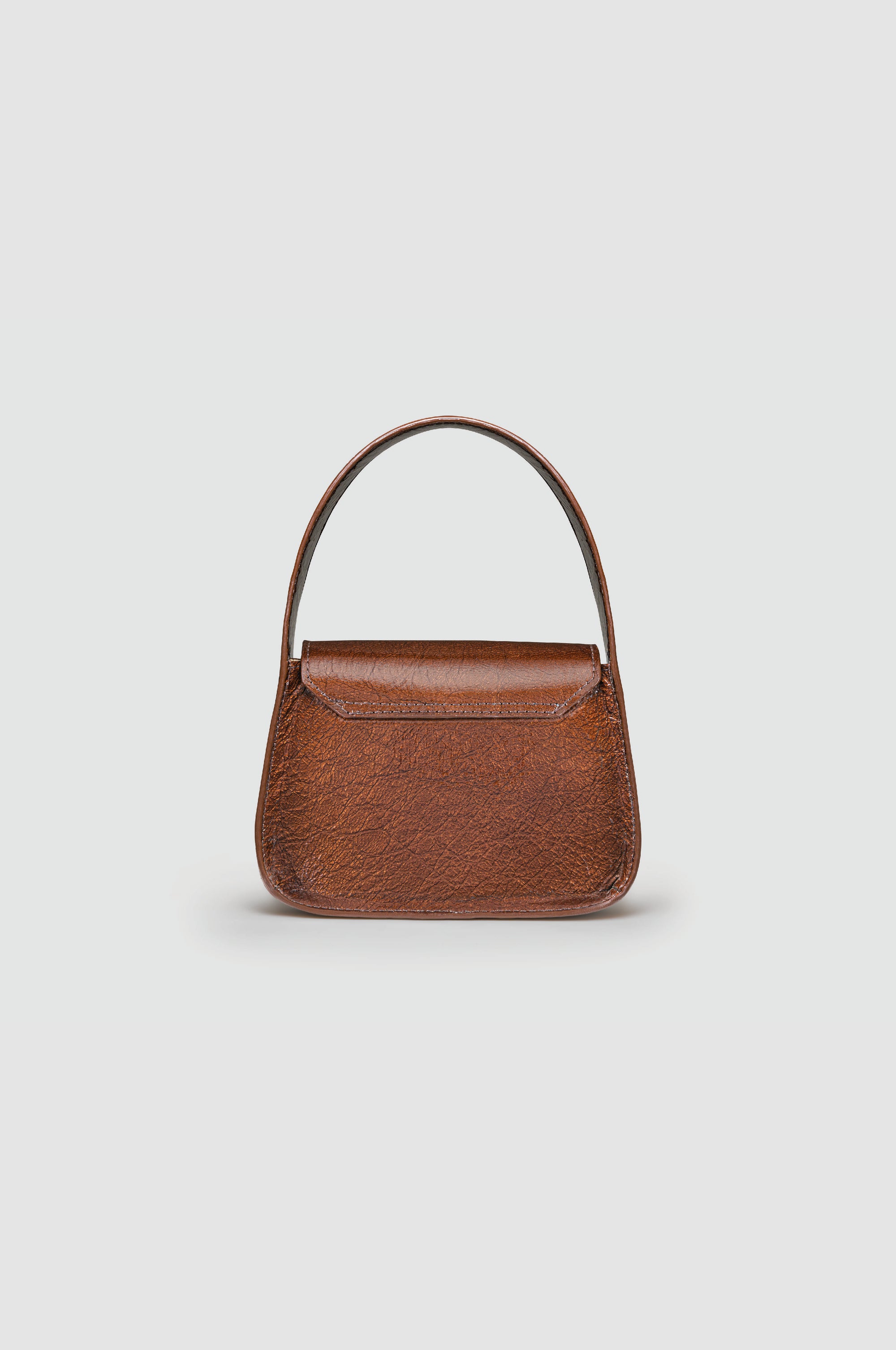 Okhtein Mini Feryel With Lock - Brown Gel - Designer Mini Handbag - Handbags 5