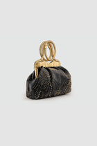 Okhtein Studded Bangle Clutch - Black - Designer Clutch - Clutch Bags 2