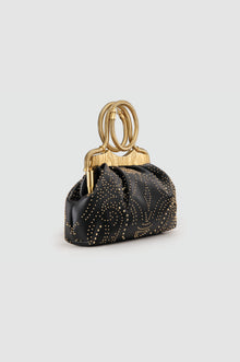 Okhtein Studded Bangle Clutch - Black - Designer Clutch - Clutch Bags 2