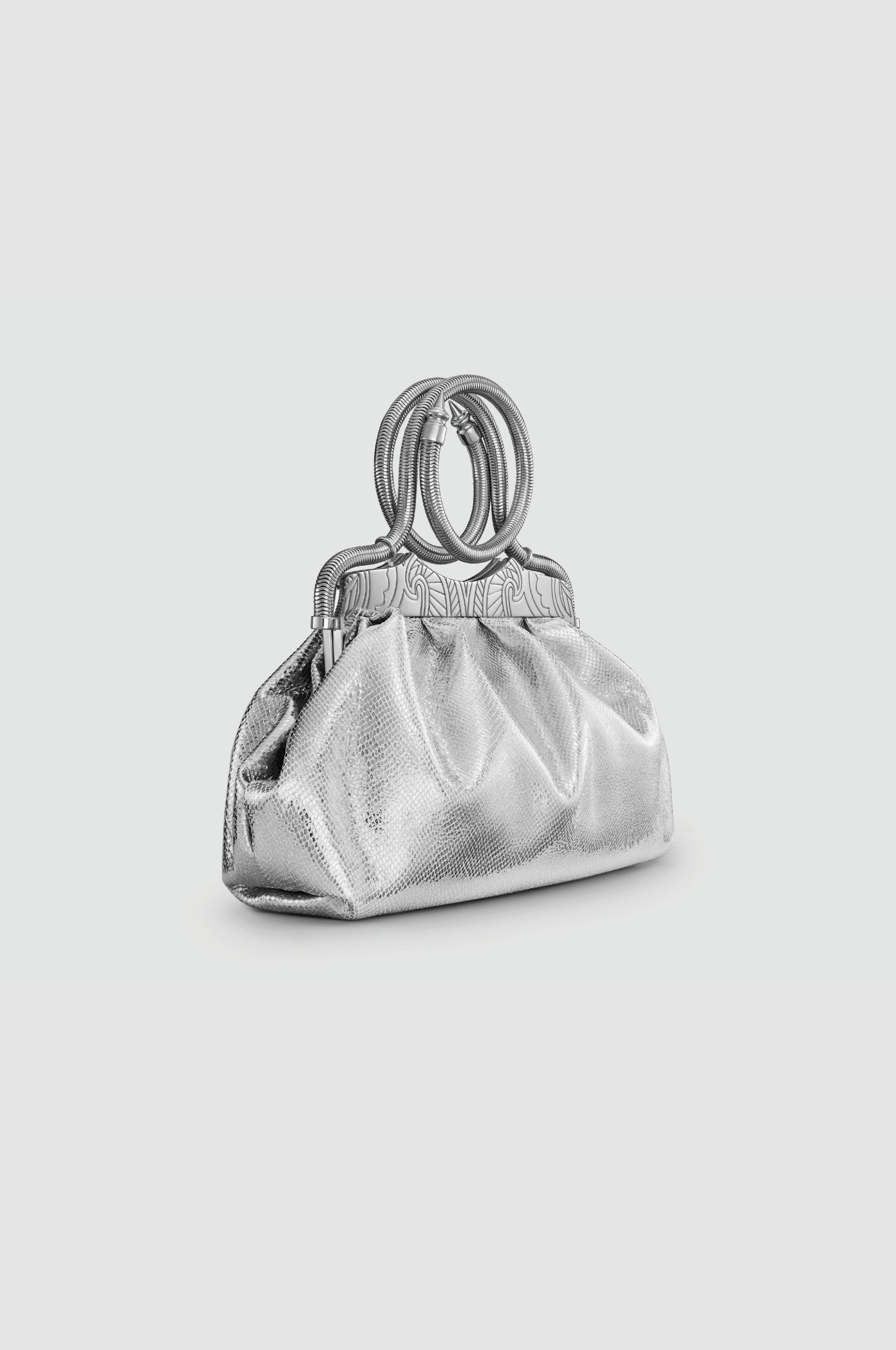 Okhtein Bangle Clutch - Silver - Designer Clutch - Clutch Bags 2