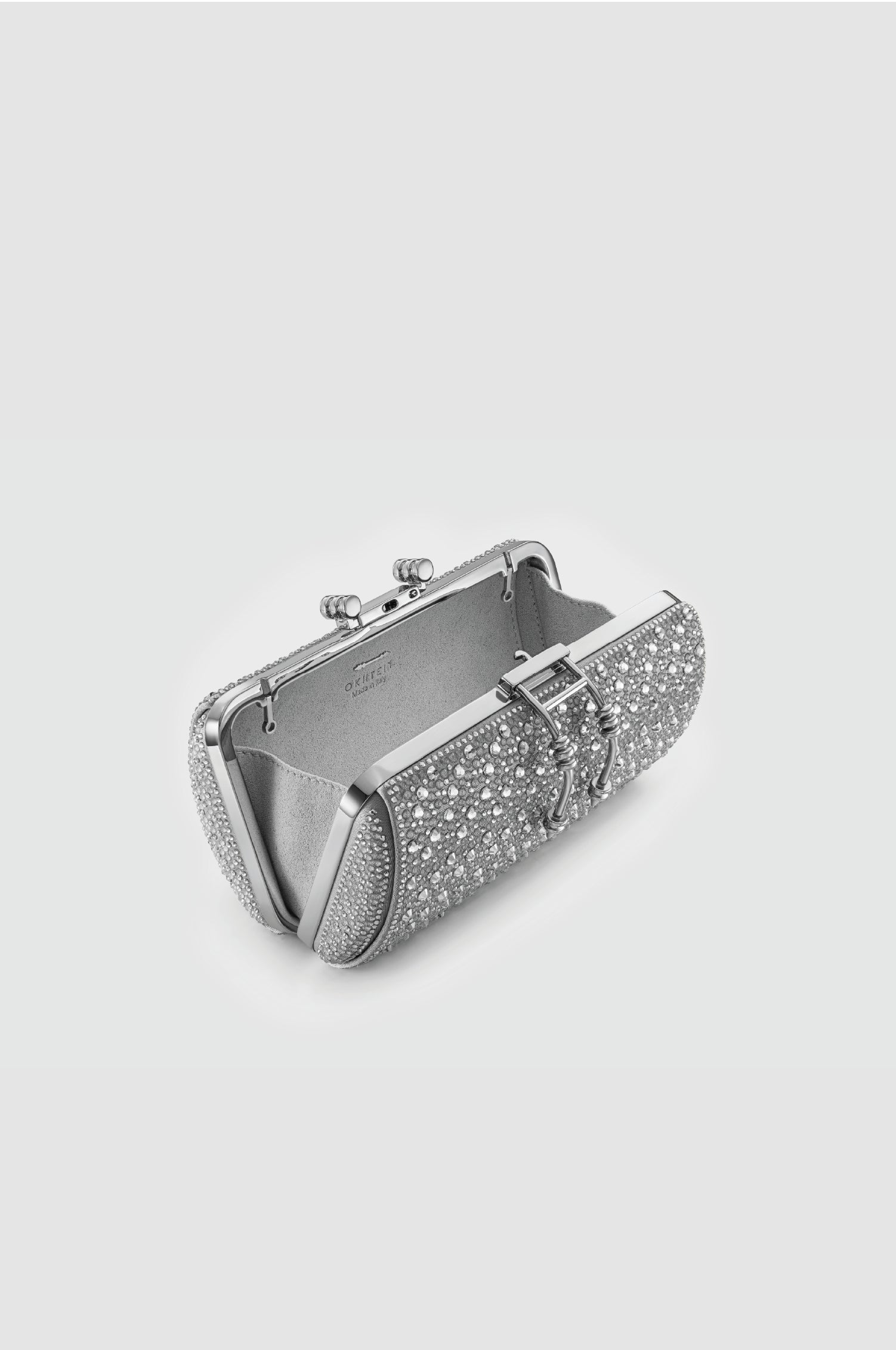 Okhtein Soiree Clutch - Silver - Designer Clutch - Clutch Bags 2