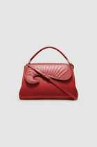 Okhtein Yasmine Bag - Red - Designer Tote Bag - Handbags 1