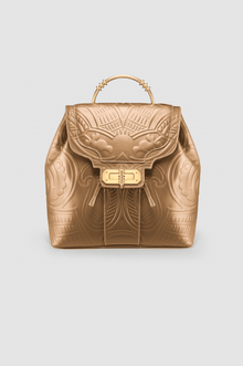 Okhtein Akima Embossed Backpack - Corda - Designer Backpack