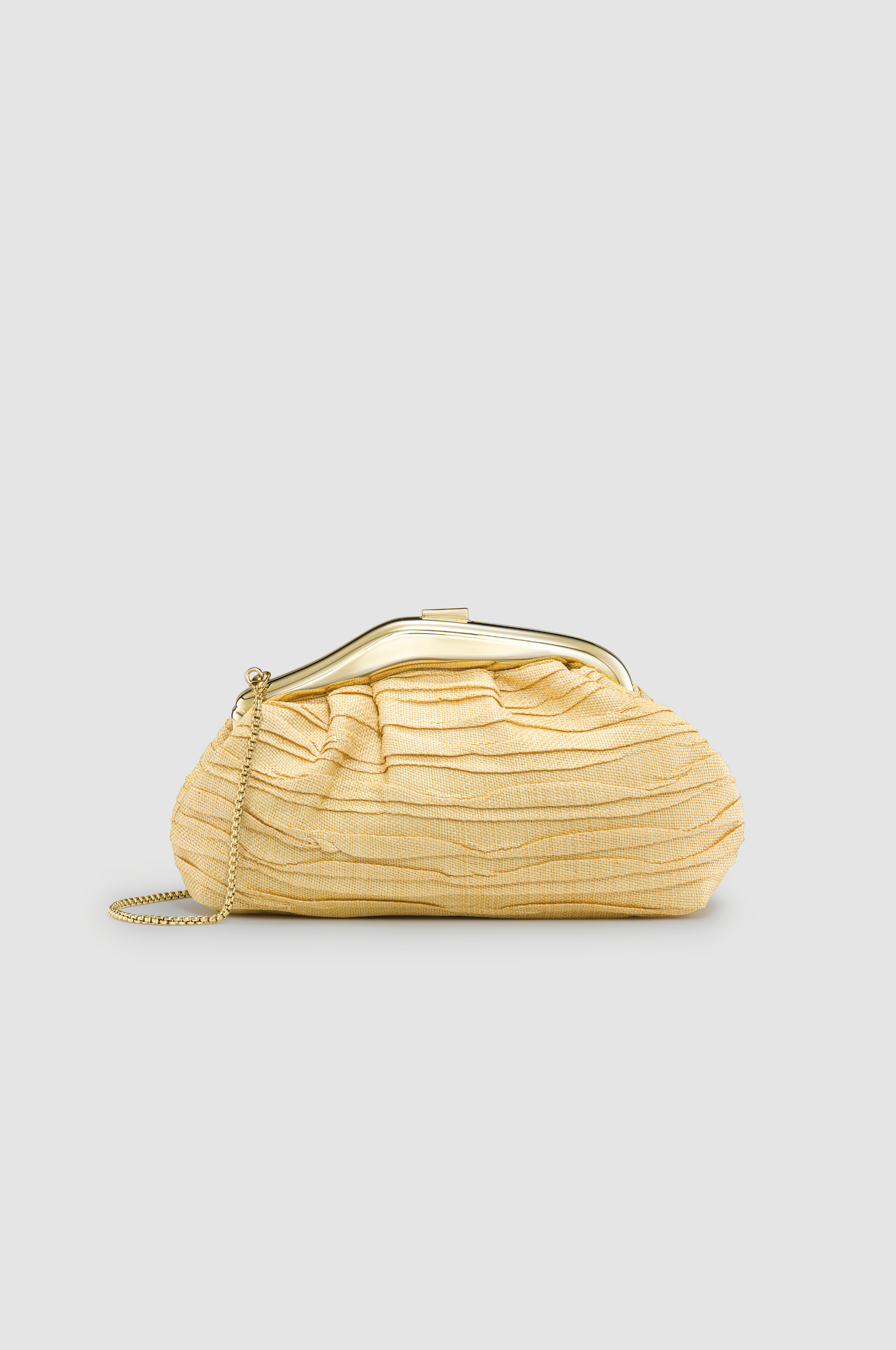 Okhtein Malleable Clutch - Beige Raffia - Designer Clutch - Clutch Bags 1