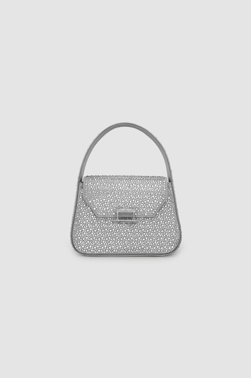 Okhtein Mini Feryel Crystal - Silver Crystals - Designer Mini Handbag - Handbags 1