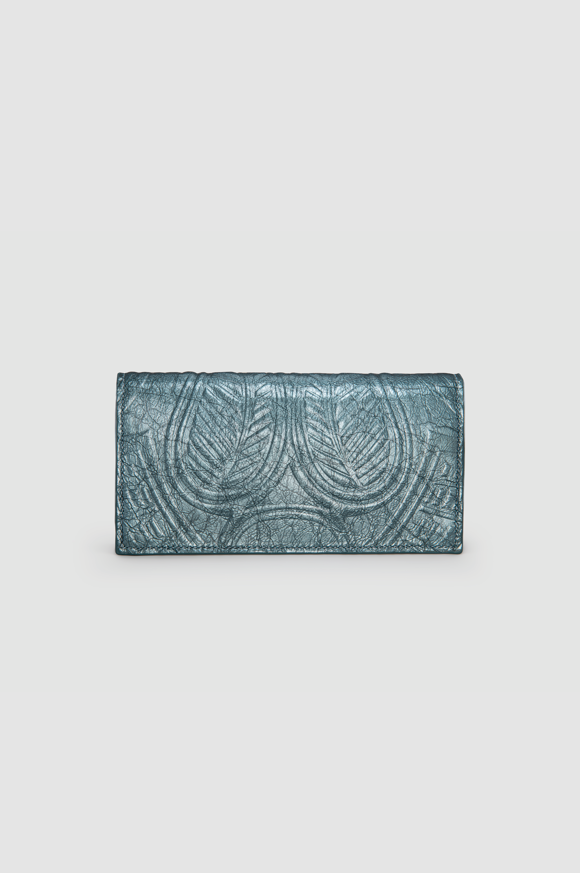 Embossed Pochette with Lock