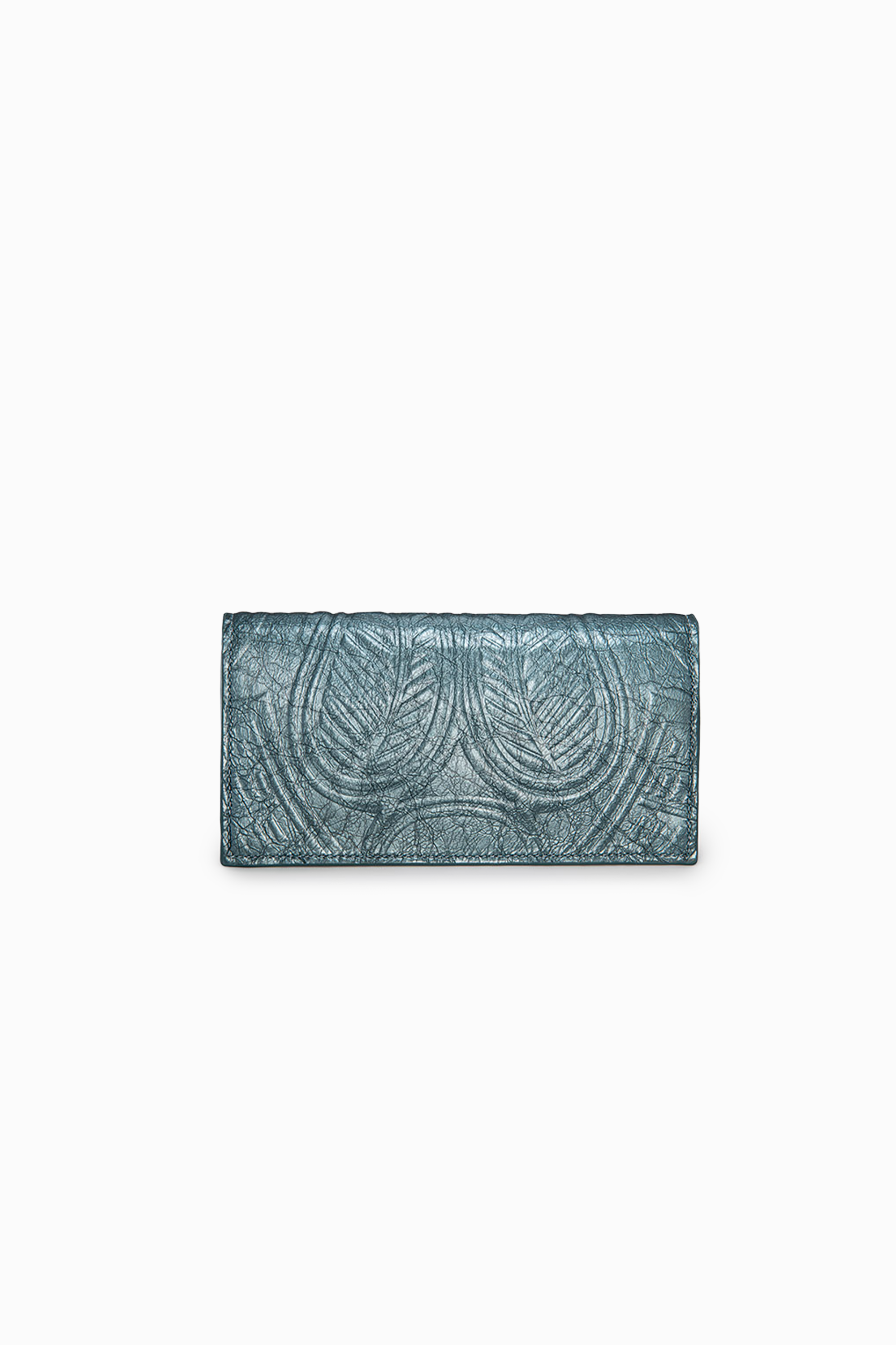Embossed Pochette with Lock
