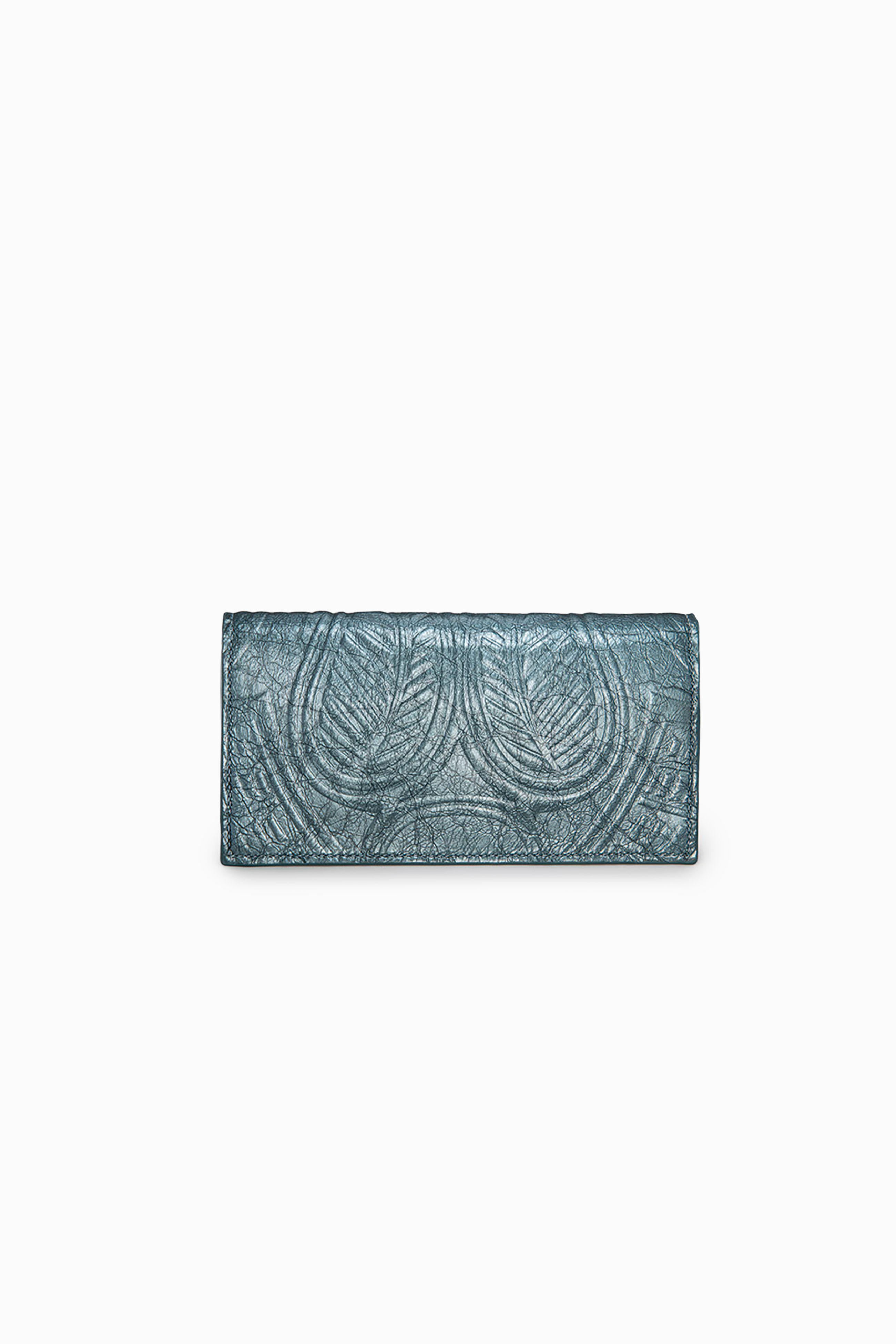 Embossed Pochette with Lock