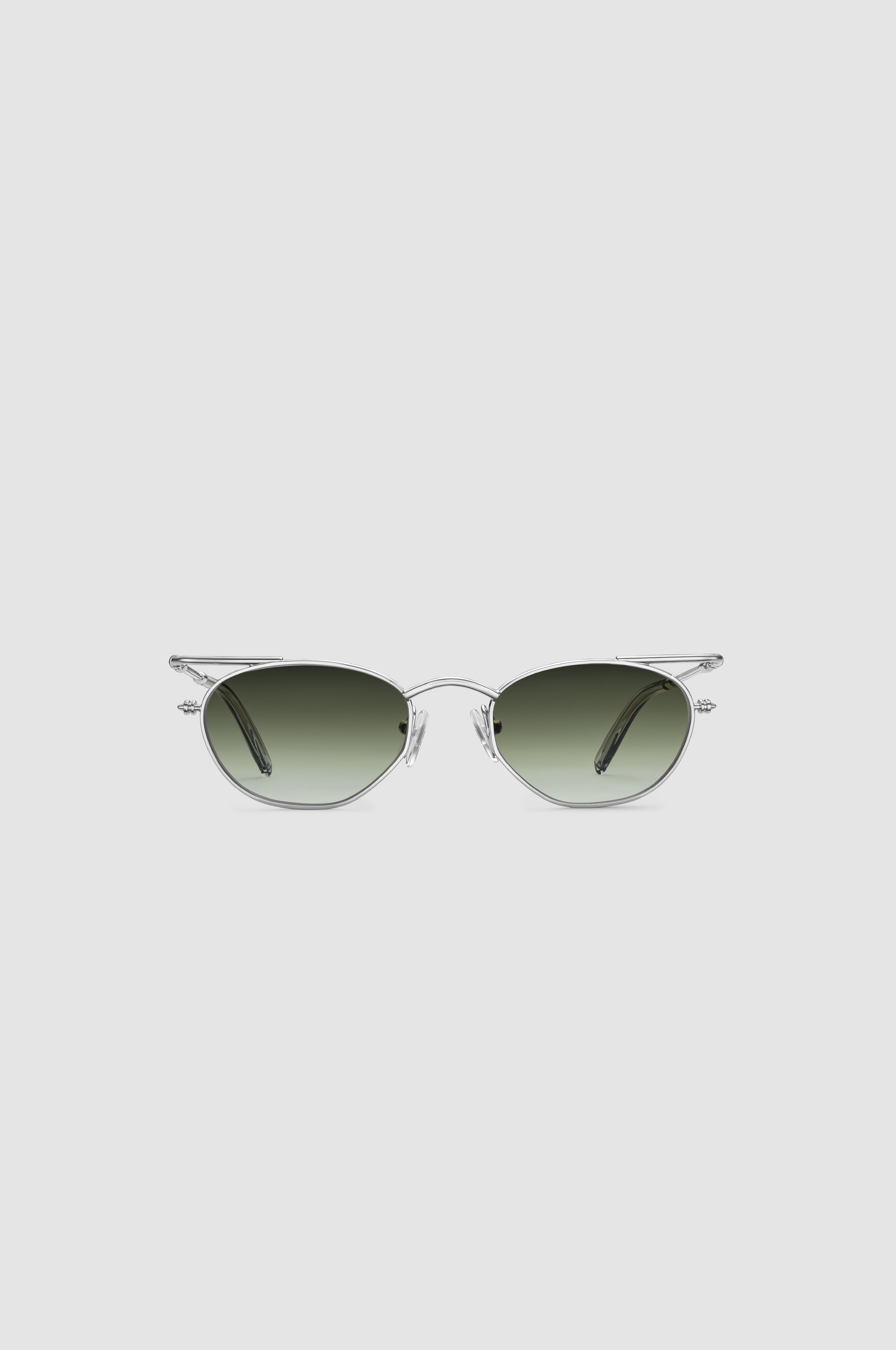 Okhtein Dome Shades - Silver - Designer Shades - Sunglasses