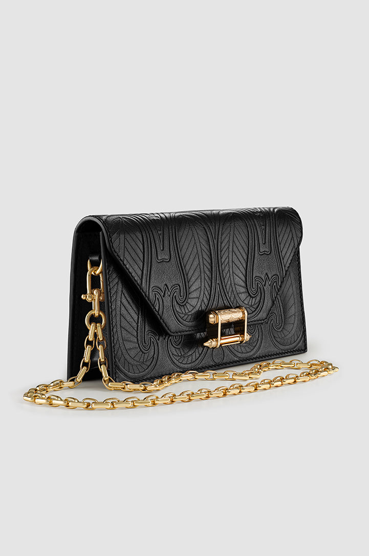 Palmette Embossed Pochette