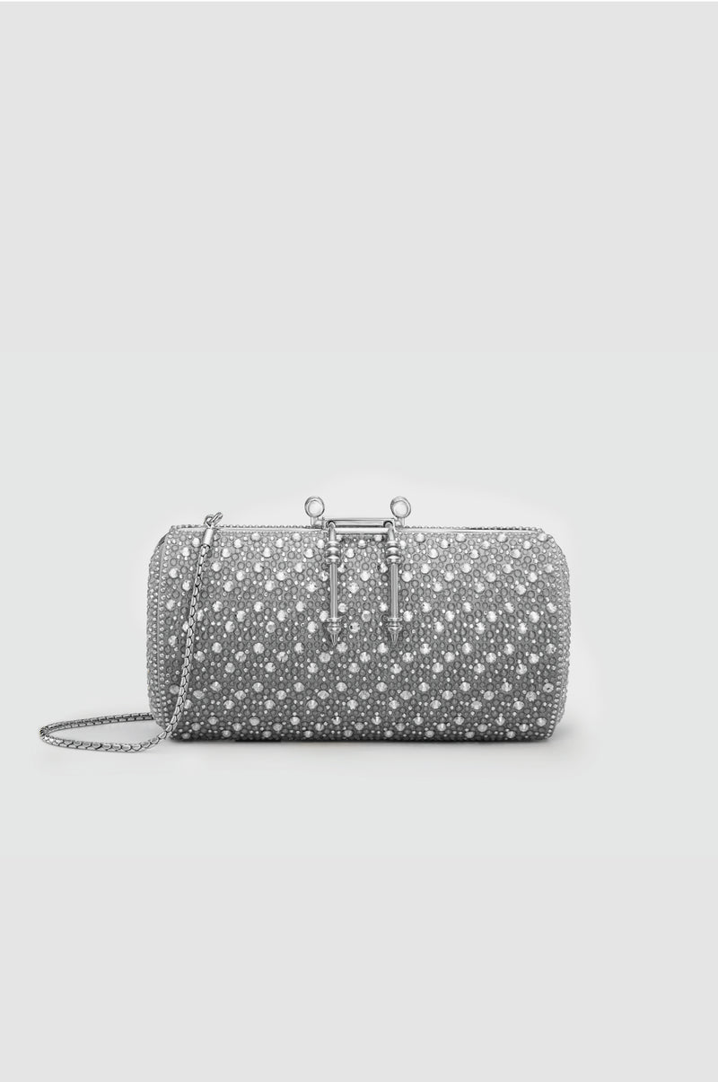 Okhtein Soiree Clutch - Silver - Designer Clutch - Clutch Bags 1