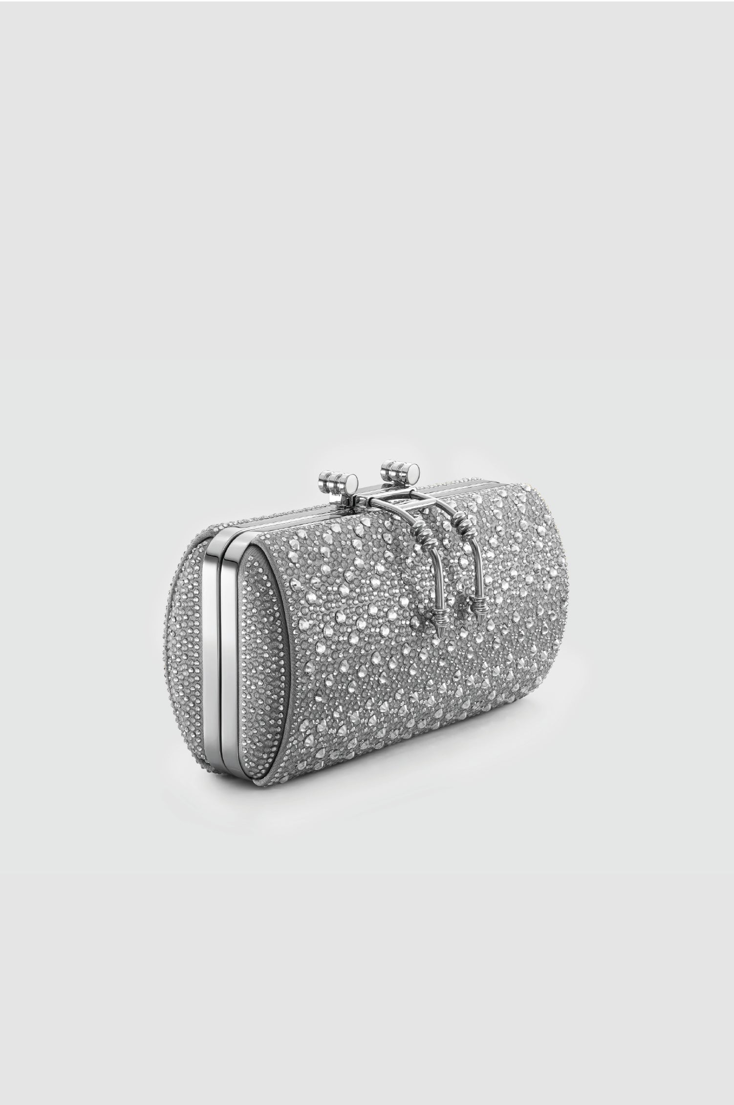 Okhtein Soiree Clutch - Silver - Designer Clutch - Clutch Bags 6