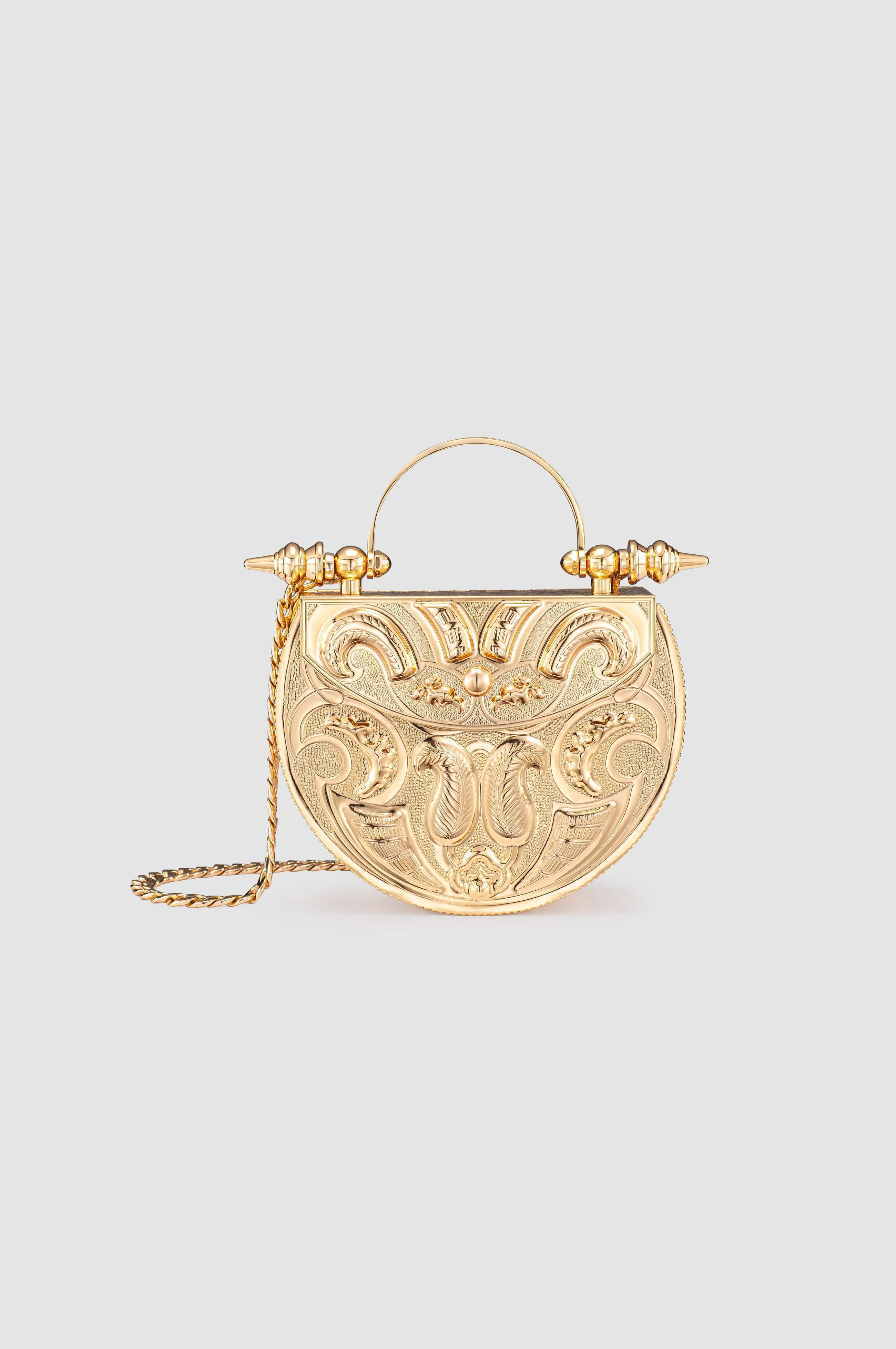 Palmette Oval Minaudiere