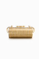 Striped Felucca Clutch