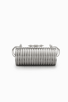 Striped Felucca Clutch