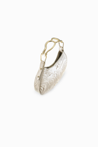 حقيبة Duo Top Handle Embossed