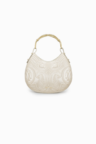 حقيبة Duo Top Handle Embossed