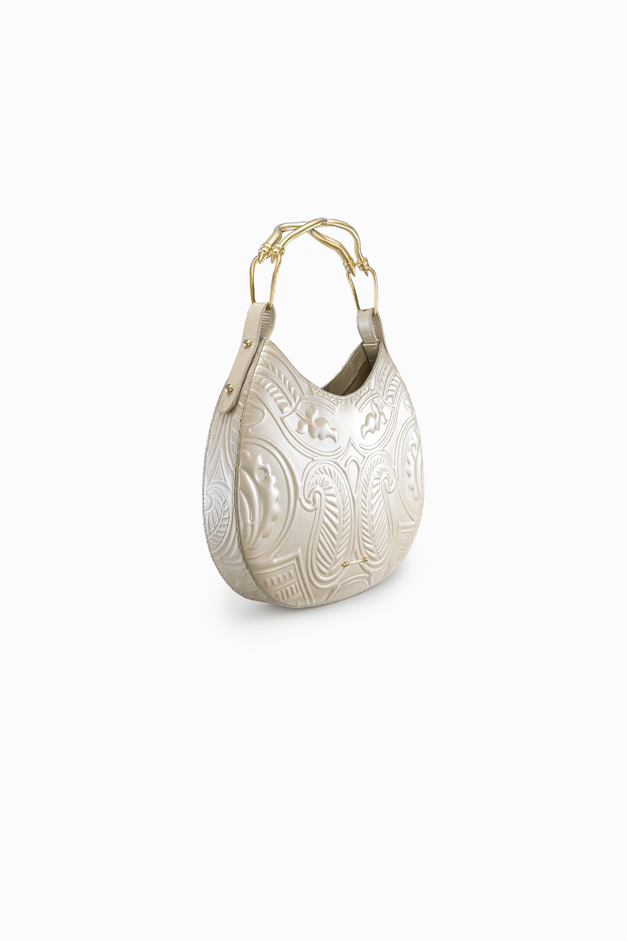 حقيبة Duo Top Handle Embossed