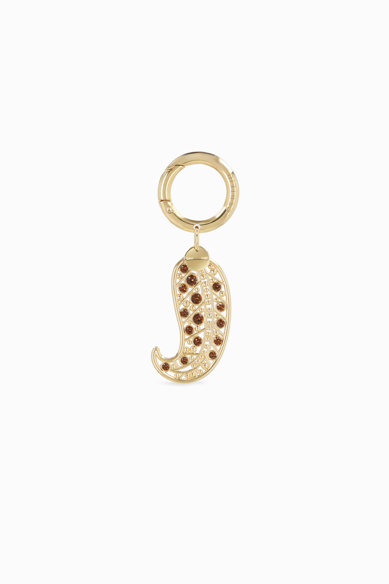 Brass Palmette Charm
