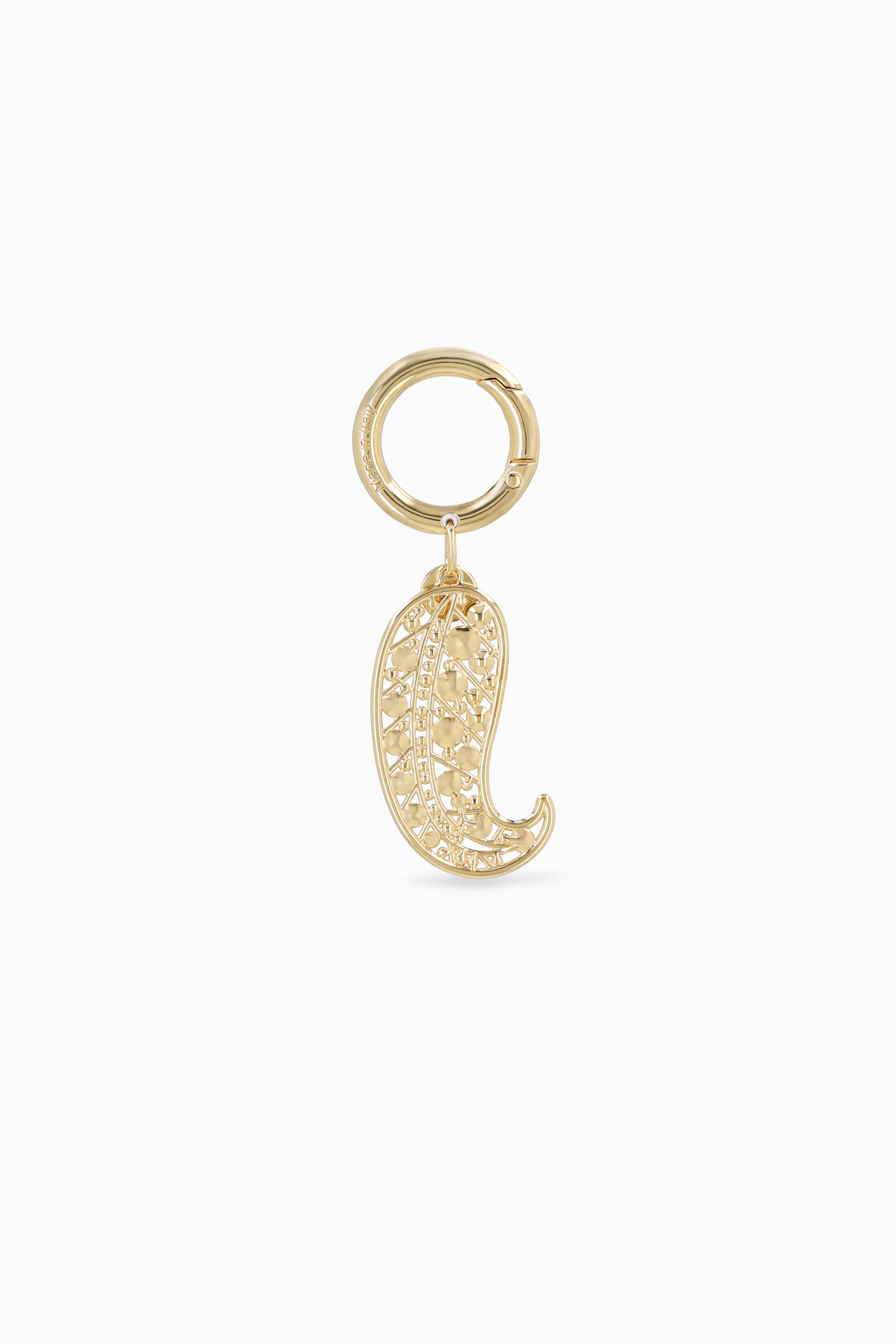 Brass Palmette Charm