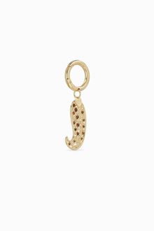 Brass Palmette Charm