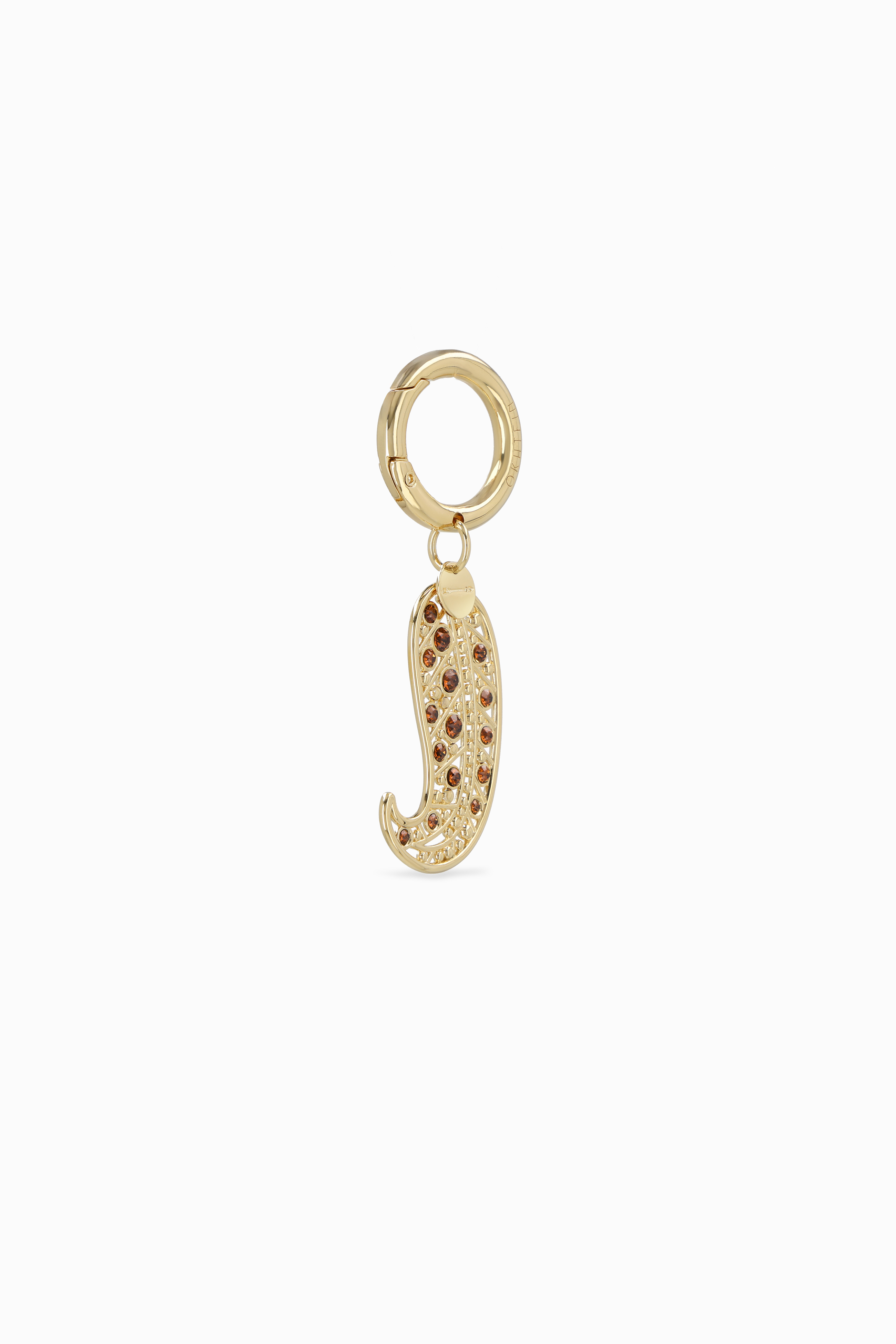 Brass Palmette Charm