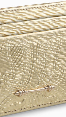 حافظة بطاقات embossed