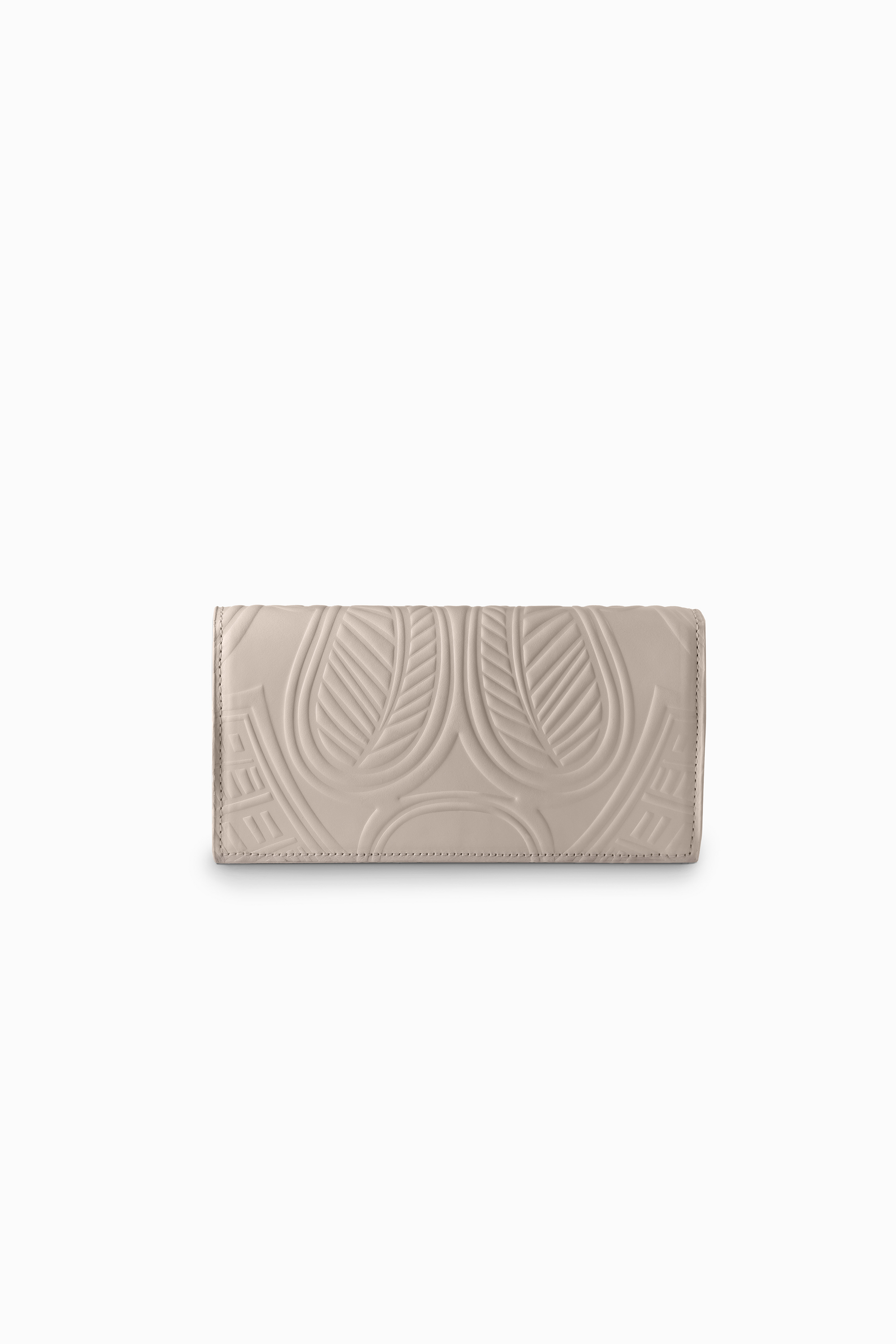 Embossed Pochette with Lock