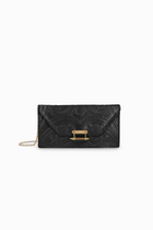 Embossed Pochette with Lock