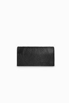 Embossed Pochette with Lock