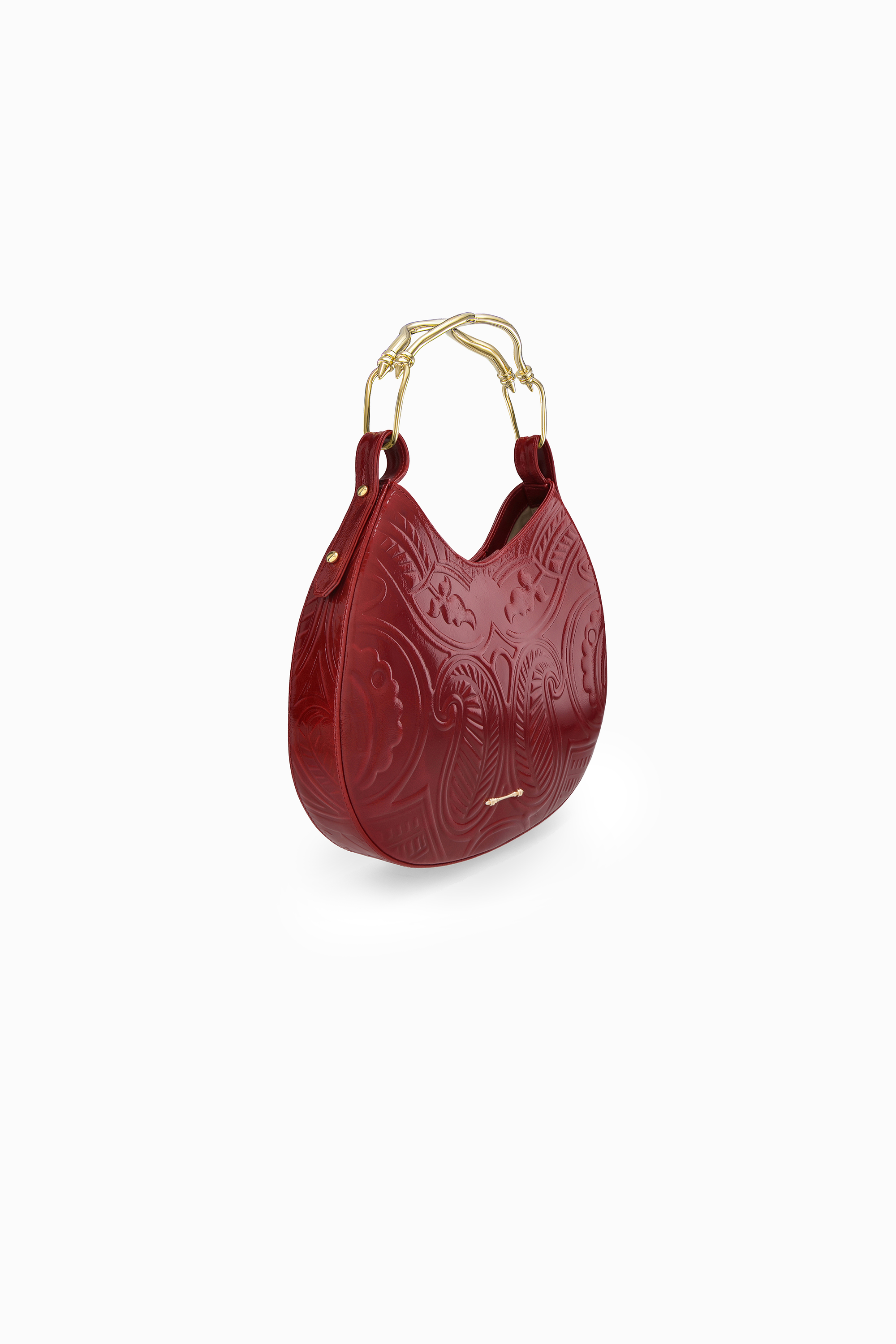 حقيبة Duo Top Handle Embossed