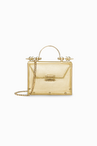 حقيبة Mahogany On Striped Brass