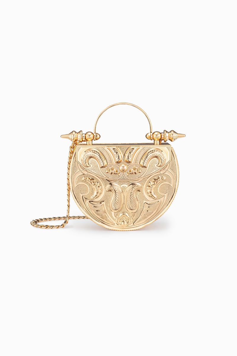 Palmette Oval Minaudiere