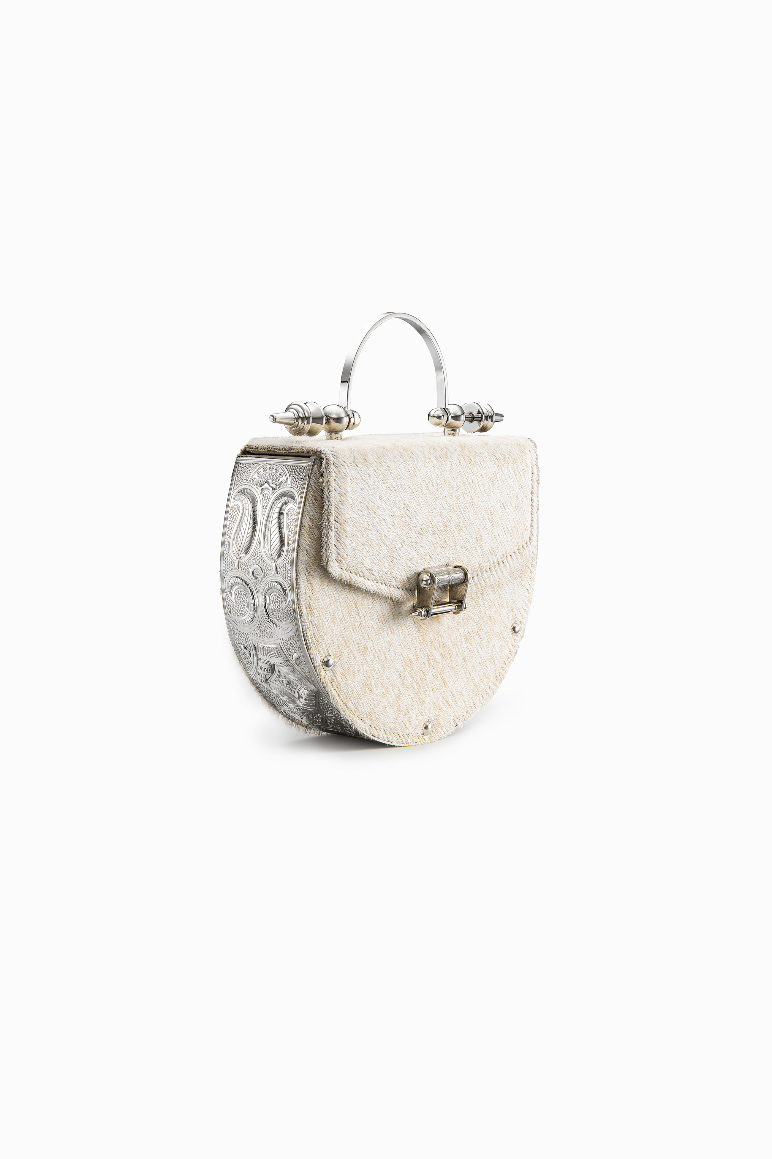 Oak on Engraved Brass