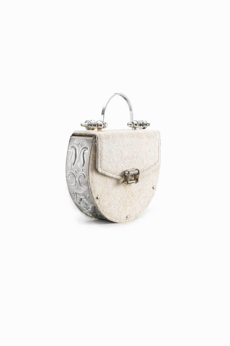 Oak on Engraved Brass