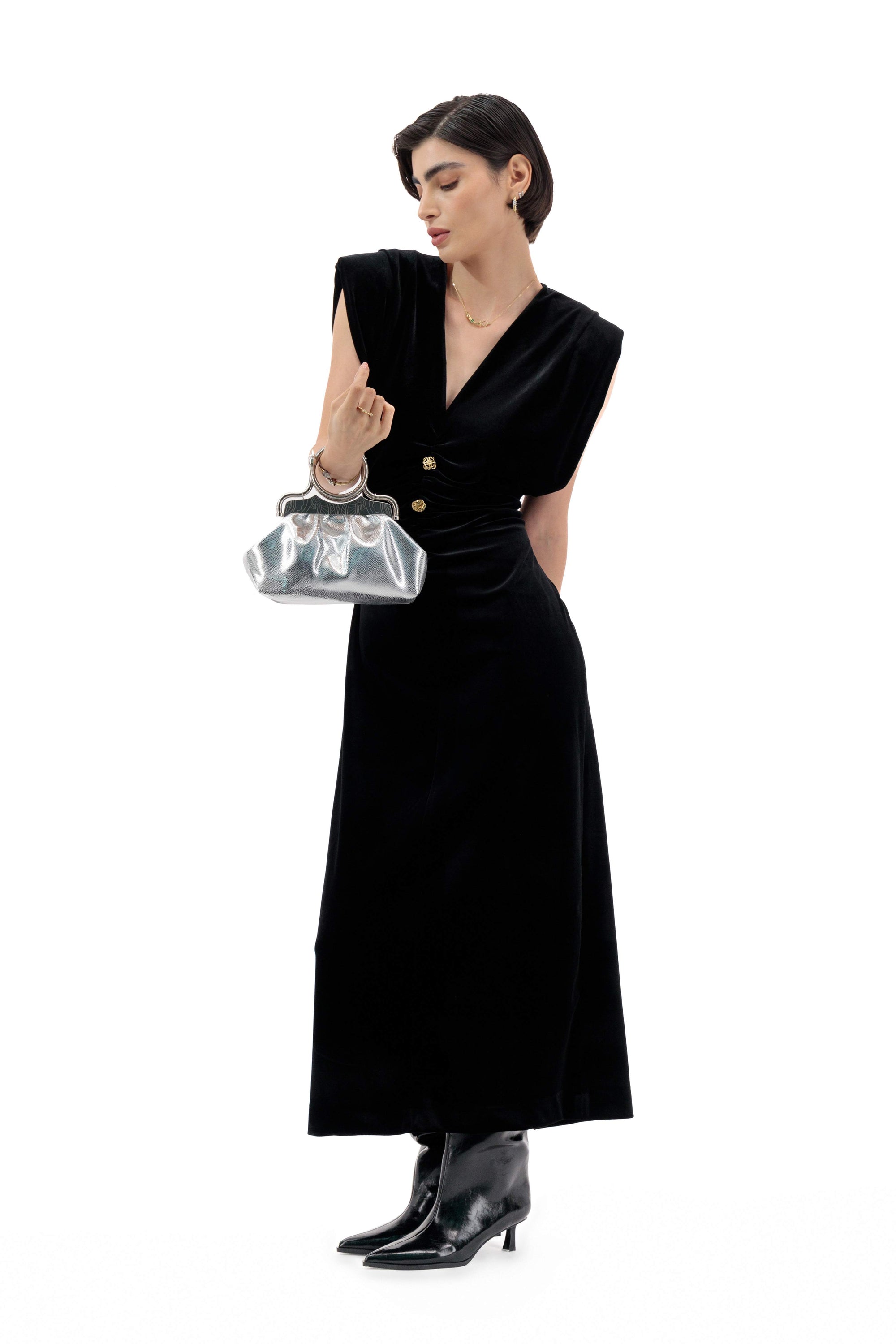 Okhtein Bangle Clutch - Silver - Designer Clutch - Clutch Bags 4