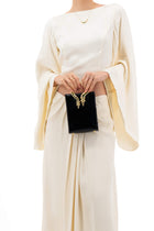 Okhtein Malleable Mini Shopper - Black Patent - Designer Mini Handbag - Handbags 4